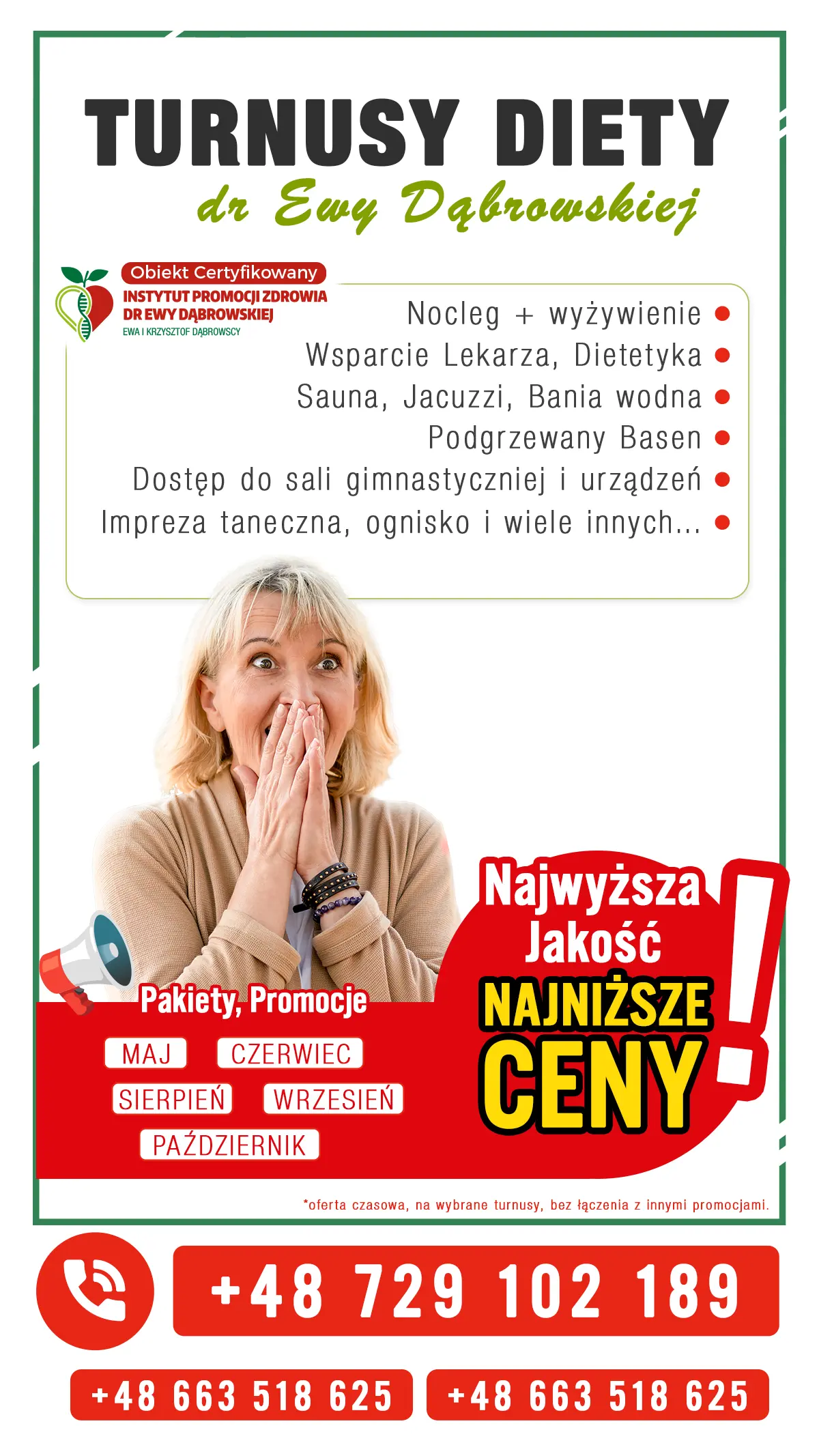 NOWE CENY TURNUSÓW 2026